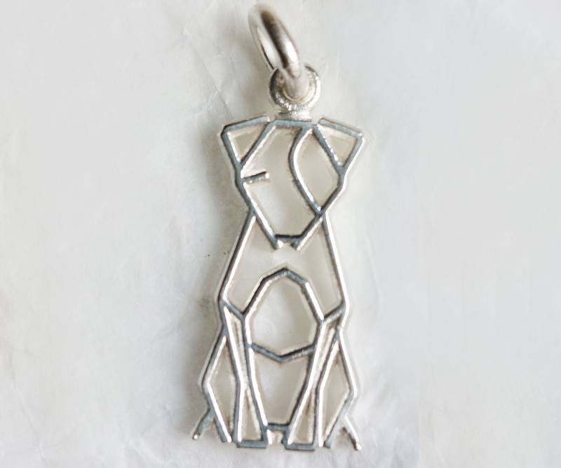 Hund Kettenanhänger Jack Russel in Silber Hund Kettenanhänger Jack Russel in Silber von Schmuckiane