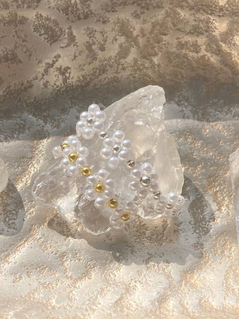 Blütenringe in Silber Und Gold von Schmuckibudee