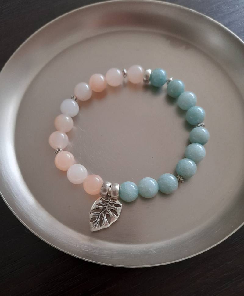 Armband "Allergie/Pollenallergie" Mit Aquamarin Und Aventurin Armband "Allergie/Pollenallergie" Mit Aquamarin Und Aventurin von Schmuckintuition