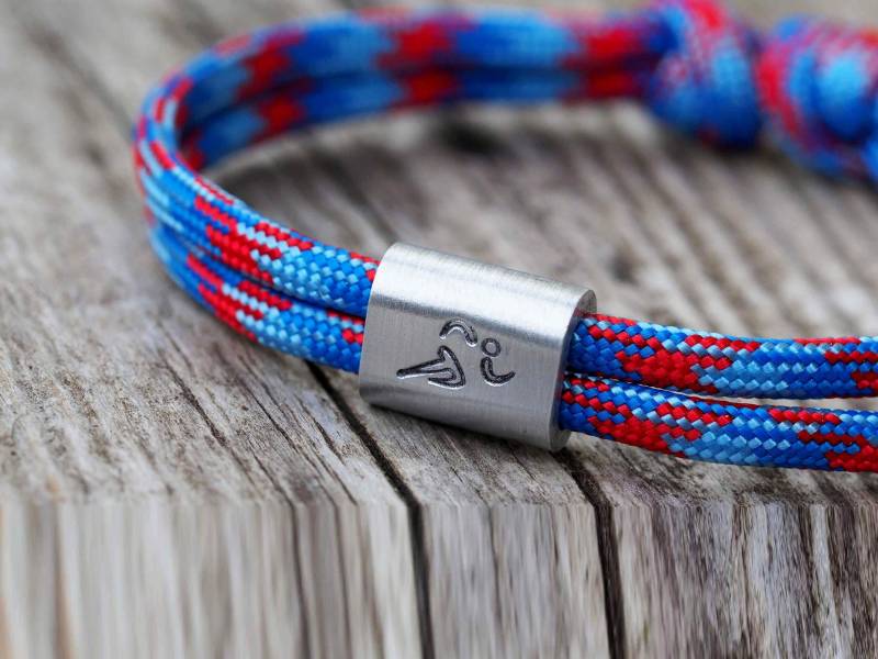 Armband Marathonläufer in Verschiedenen Farben, Geschenk Für Triathleten, Geschenkidee Läufer von Schmuckkistl