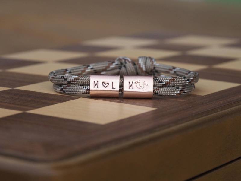 Armband Werdender Papa, Babyfüße, Geschenk Für Väter Zum Ersten Vatertag von Schmuckkistl