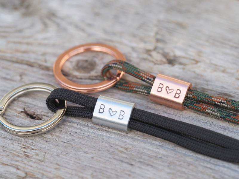 Schlüsselanhänger Aus Seil, Personalisiert von Schmuckkistl