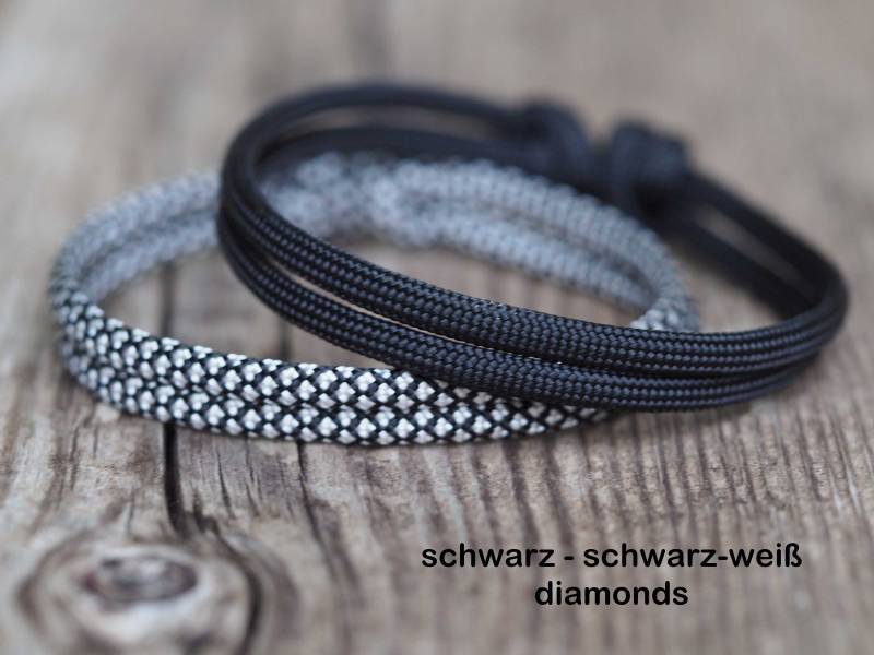 Vater Und Sohn Armbänder, Freundschaftsbänder, Jeans, Surferarmbänder, Bikerarmbänder, Sportarmbänder, Partnerschmuck, Seilarmbänder von Schmuckkistl
