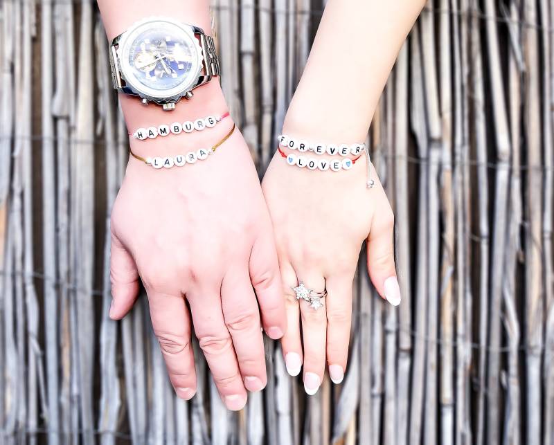 Personalisierte Partnerarmbänder, Armband Personalisiert, Personalisiertes Geschenk, Geschenkidee Für Frauen Und Kinder Personalisierte Partnerarmbänder, Armband Personalisiert, Personalisiertes Geschenk, Geschenkidee Für Frauen Und Kinder von Schmuckmanufaktor