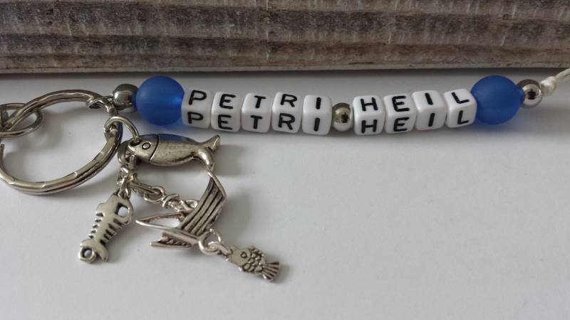 Angler Schlüsselanhänger Mit Spruch/Geschenk Für Männer Freund Geschenkset von Schmuckmariechen