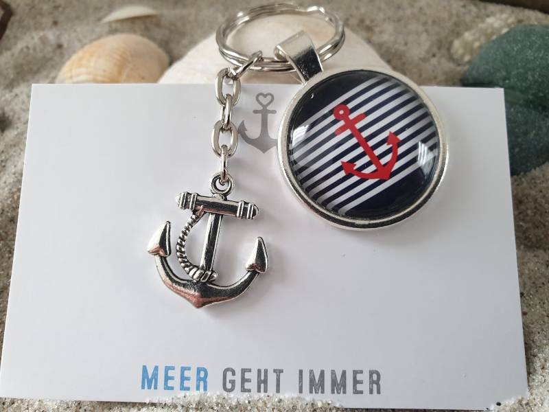 Anker Schlüsselanhänger/Geschenk Für Frauen Freundin Geschenkset von Schmuckmariechen