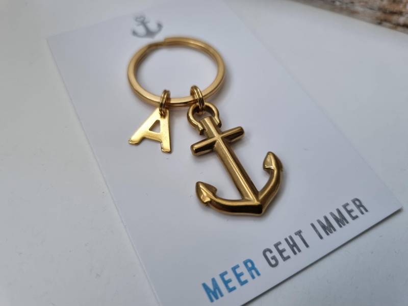 Anker Schlüsselanhänger Personalisierbar Edelstahl/Geschenk Für Frauen Freundin Geschenkset von Schmuckmariechen