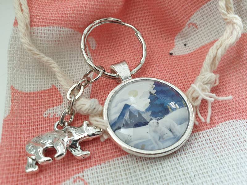 Eisbär Schlüsselanhänger/Geschenk Für Frauen Männer Geschenkset von Schmuckmariechen