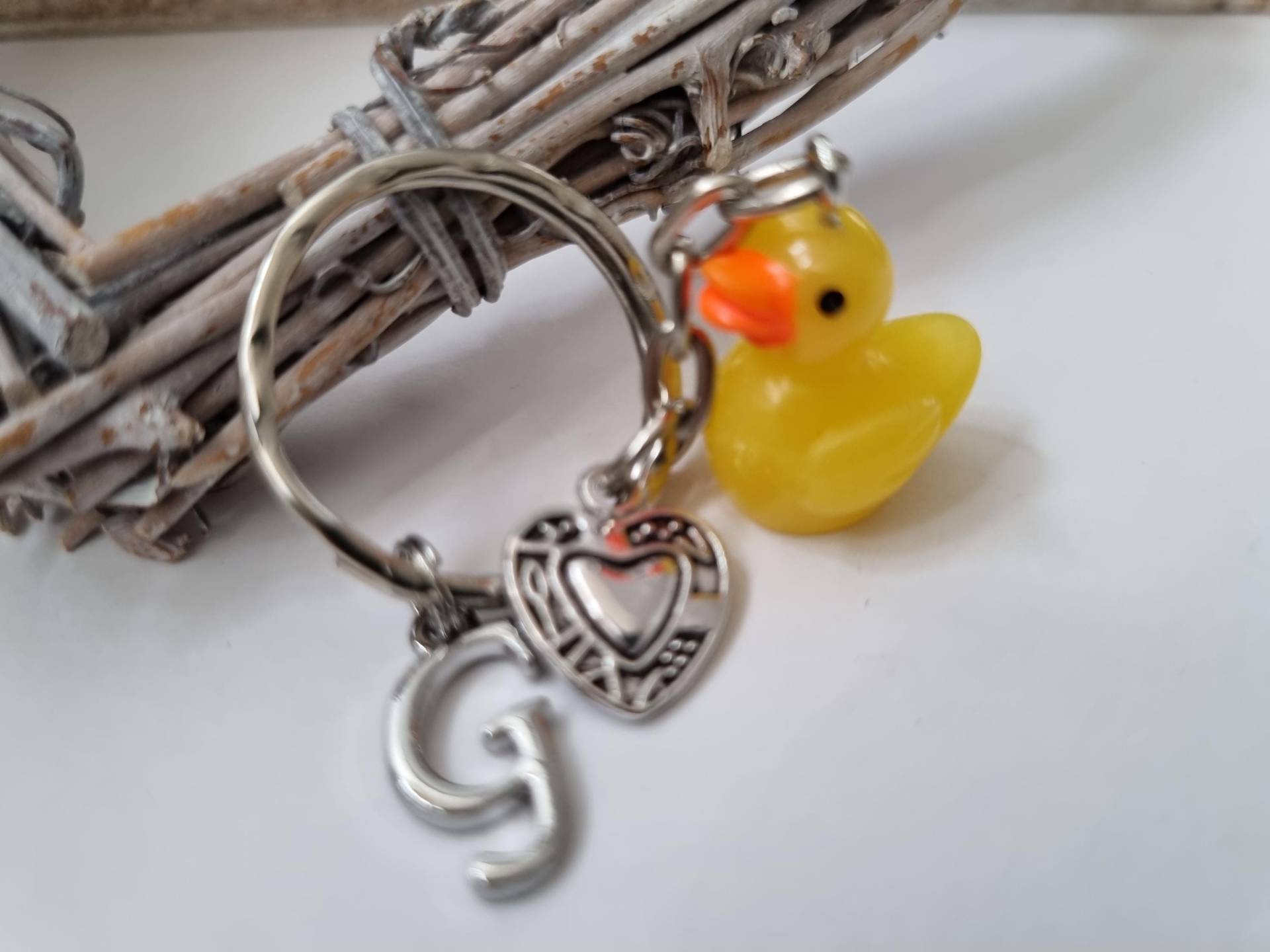 Ente Schlüsselanhänger Personalisiert/Geschenk Für Frauen Freundin Geschenkset von Schmuckmariechen