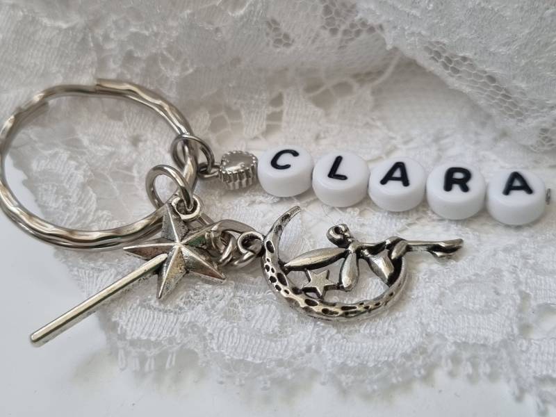 Fee Schlüsselanhänger Personalisiert/Geschenk Für Frauen Freundin Kinder Geschenkset von Schmuckmariechen