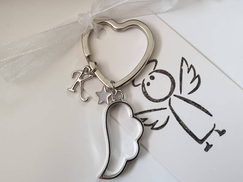 Flügel Schlüsselanhänger Personalisierbar/Geschenk Für Frauen Freundin Geschenkset Flügel Schlüsselanhänger Personalisierbar/Geschenk Für Frauen Freundin Geschenkset von Schmuckmariechen