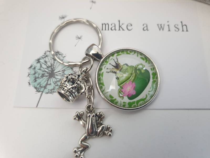 Frosch Schlüsselanhänger Mit Krone/Geschenk Für Frauen Freundin Geschenkset von Schmuckmariechen