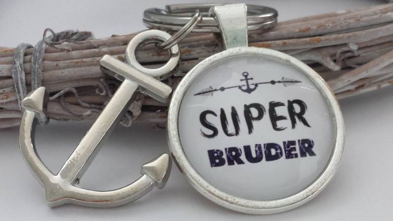 Geschenk Bruder Schlüsselanhänger/Für Männer Geschenkset von Schmuckmariechen