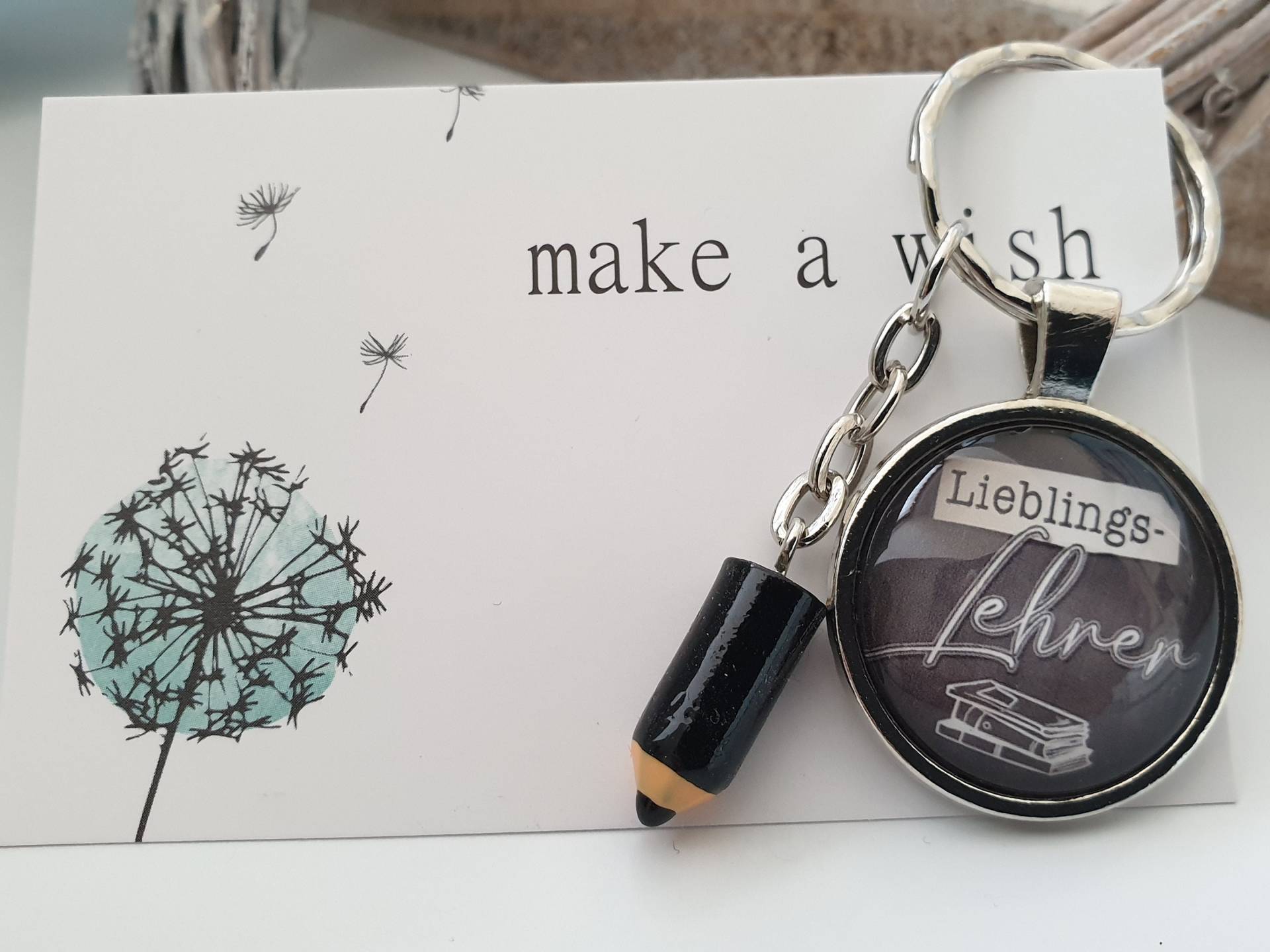 Lehrer Geschenk Schlüsselanhänger/Für Männer Lehrkräfte Geschenkset von Schmuckmariechen