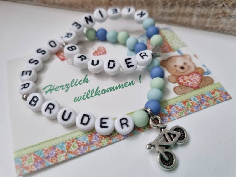 Geschwister Armbandset/Kleiner Bruder Großer Geschenkset von Schmuckmariechen