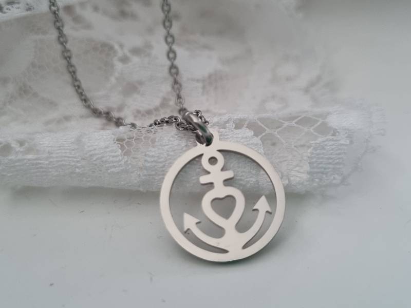 Glaube Liebe Hoffnung Kette Edelstahl/Geschenk Für Frauen Freundin Geschenkset von Schmuckmariechen