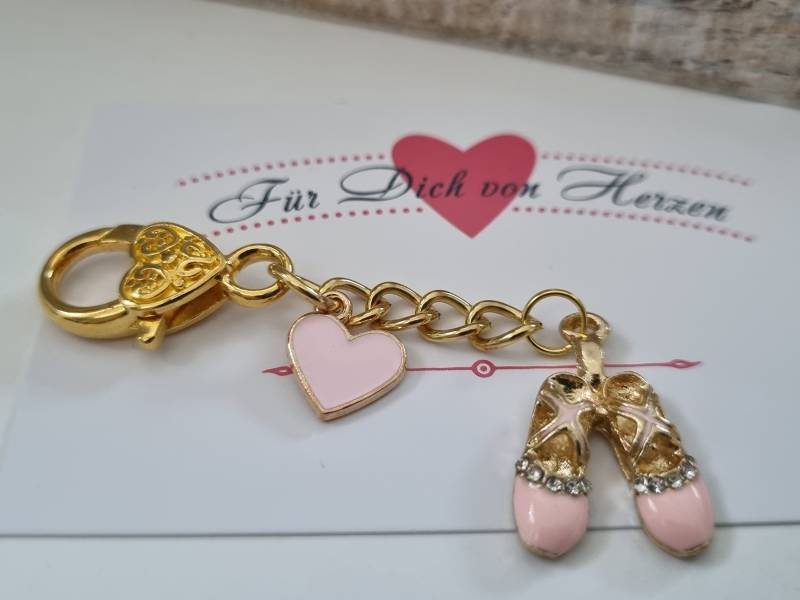Glücksbringer Ballett Schlüsselanhänger/Geschenk Für Frauen Freundin Mädchen Geschenkset von Schmuckmariechen