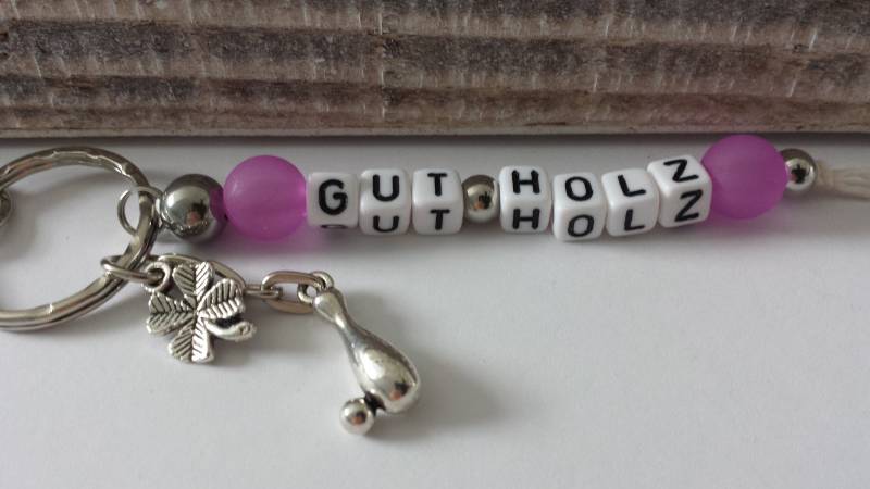 Glücksbringer Kegeln Schlüsselanhänger/Geschenk Für Frauen Männer Geschenkset von Schmuckmariechen