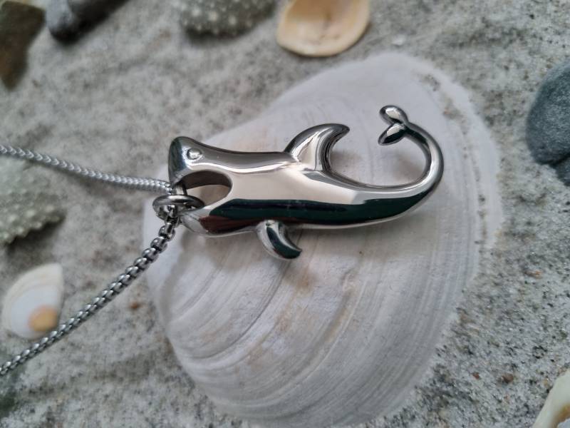 Hai Kette Edelstahl/Geschenk Für Frauen Männer Geschenkset von Schmuckmariechen