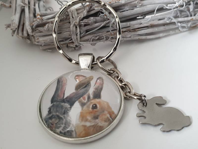 Hase Schlüsselanhänger/Geschenk Für Frauen Freundin Geschenkset von Schmuckmariechen