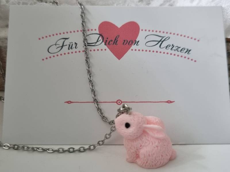 Hasen Kette/Geschenk Für Frauen Freundin Kinder Geschenkset von Schmuckmariechen
