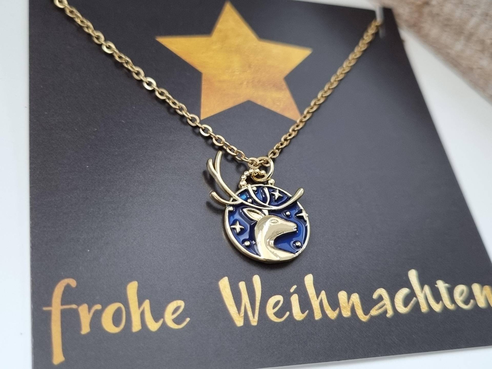 Hirsch Kette/Geschenk Für Frauen Freundin Geschenkset von Schmuckmariechen