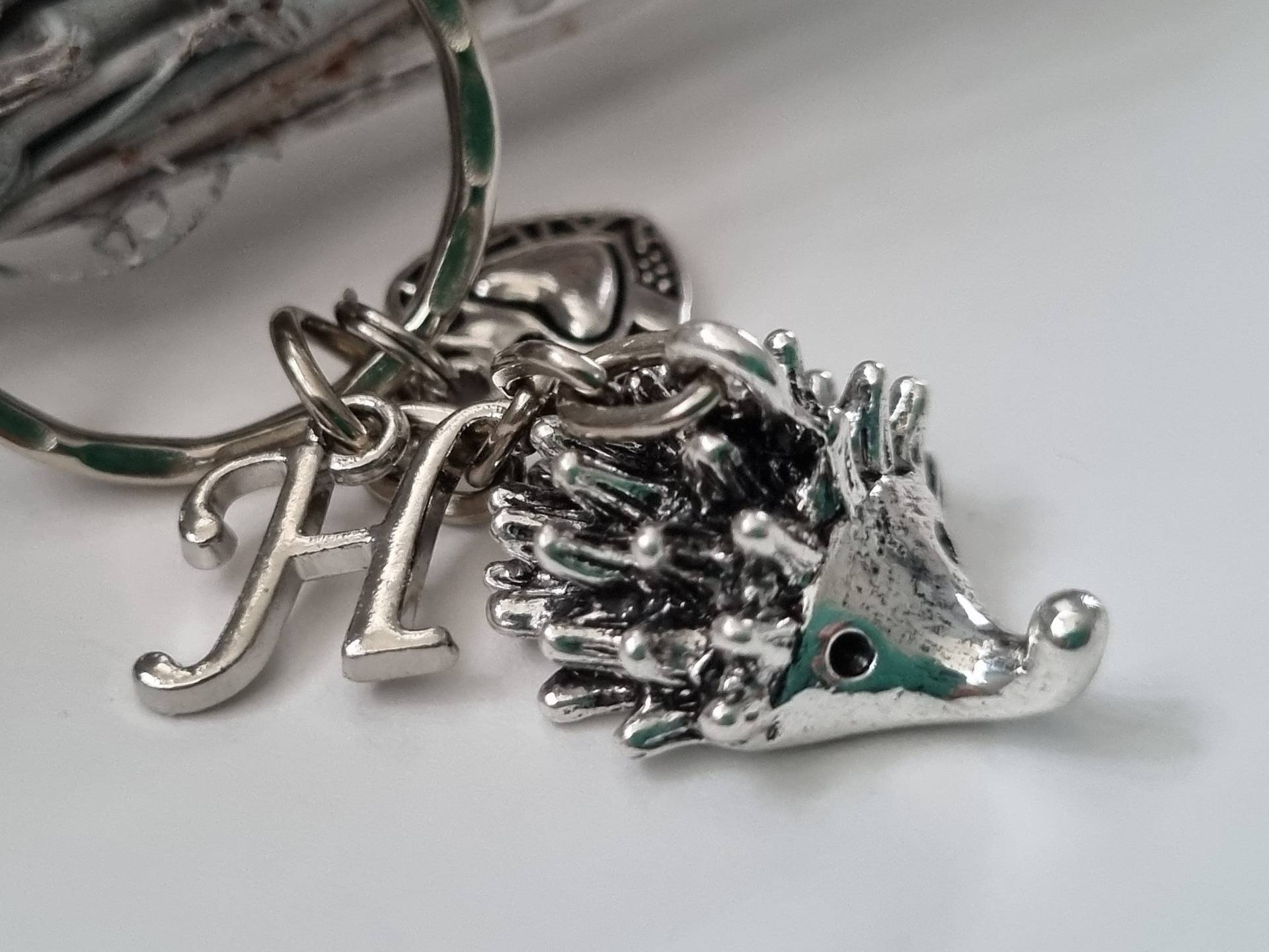 Igel Schlüsselanhänger Personalisiert/Geschenk Für Frauen Freundin Geschenkset von Schmuckmariechen