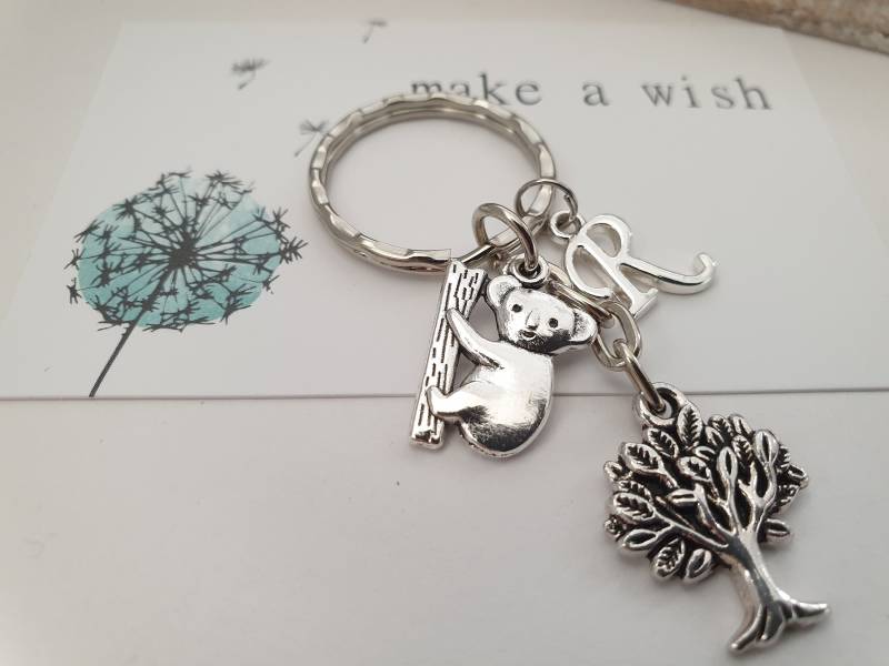 Koalabär Schlüsselanhänger Personalisiert/Geschenk Für Frauen Freundin Kinder Geschenkset von Schmuckmariechen