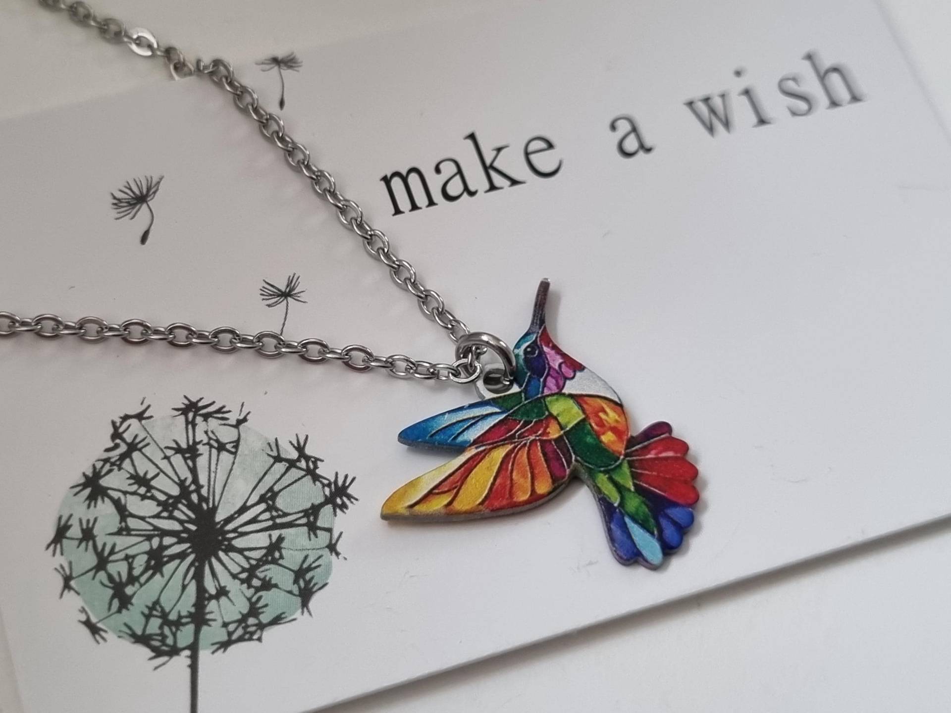 Kolibri Kette Edelstahl/Geschenk Für Frauen Freundin Geschenkset von Schmuckmariechen