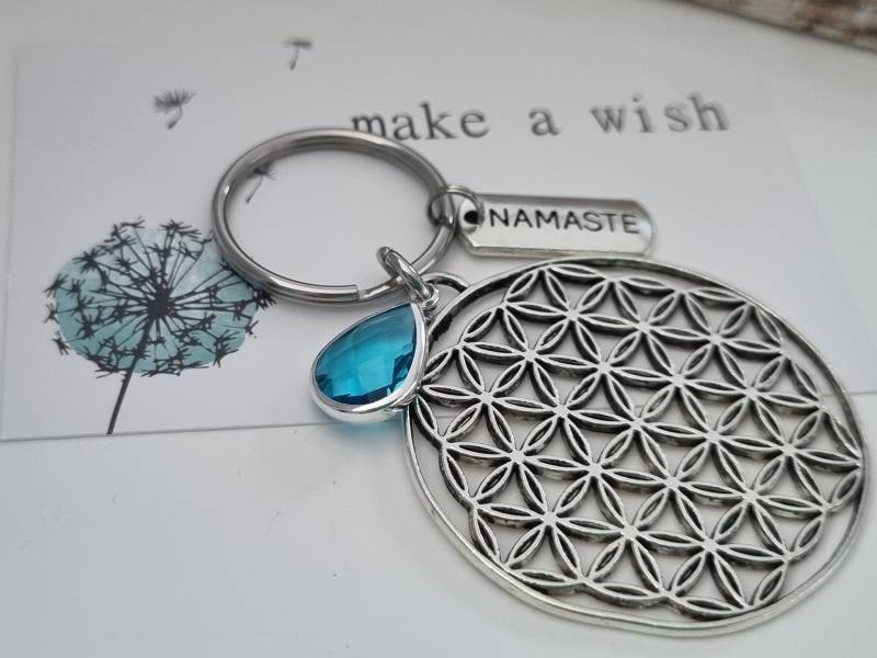 Lebensblume Schlüsselanhänger/Geschenk Für Frauen Freundin Geschenkset von Schmuckmariechen