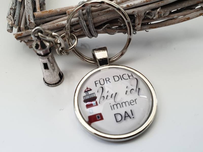 Leuchtturm Schlüsselanhänger Mit Spruch/Geschenk Für Frauen Männer Geschenkset von Schmuckmariechen