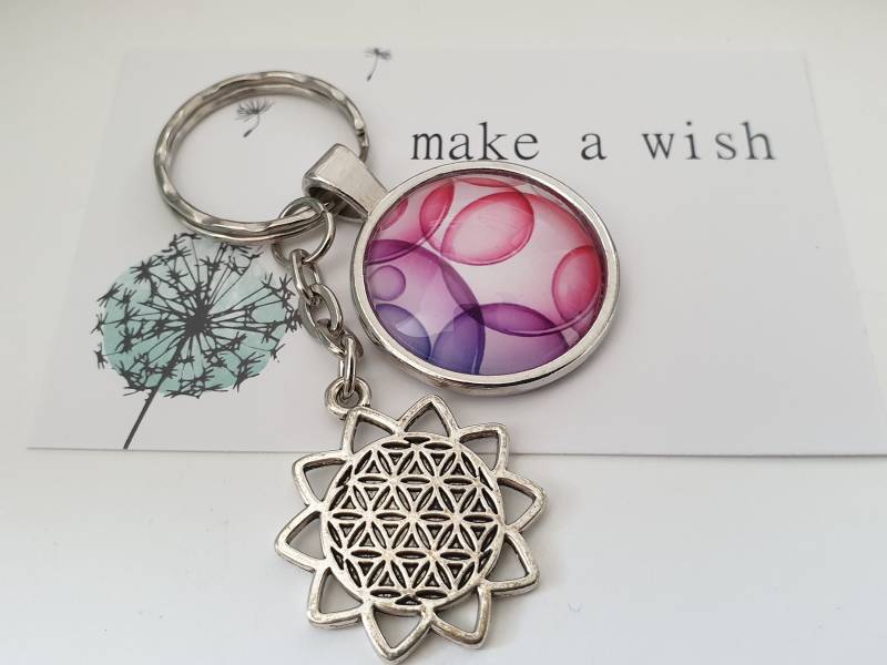 Mandala Schlüsselanhänger/Geschenk Für Frauen Freundin Geschenkset von Schmuckmariechen