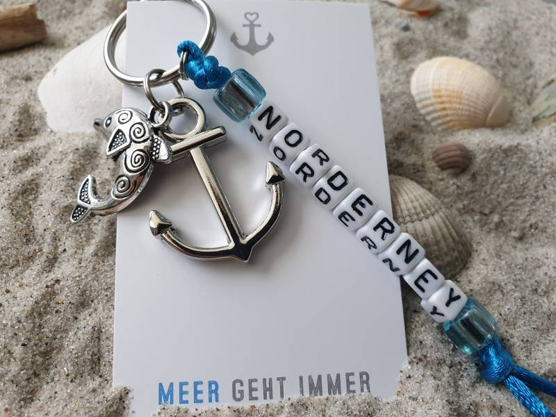 Norderney Schlüsselanhänger/Anker Geschenk Für Frauen Freundin Geschenkset von Schmuckmariechen