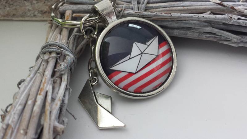 Papierboot Schlüsselanhänger/Geschenk Für Frauen Freundin Geschenkset von Schmuckmariechen