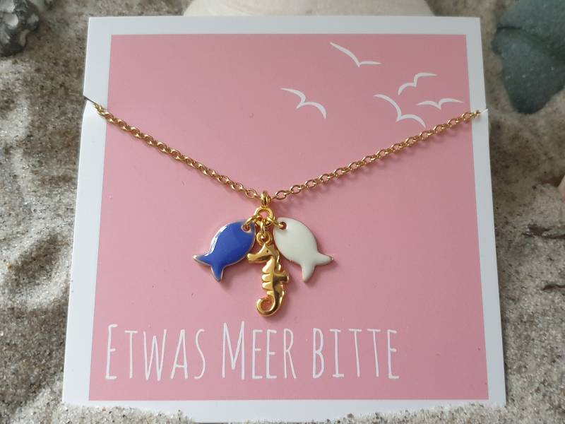 Seepferdchen Kette/Geschenk Für Frauen Freundin Geschenkset von Schmuckmariechen
