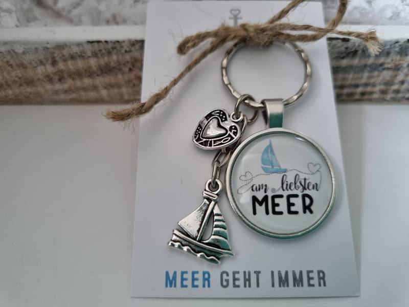 Segelboot Schlüsselanhänger/Geschenk Für Frauen Männer Geschenkset von Schmuckmariechen