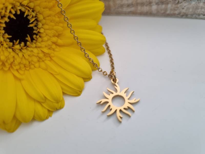 Sonnen Kette Edelstahl/Geschenk Für Frauen Freundin Geschenkset von Schmuckmariechen