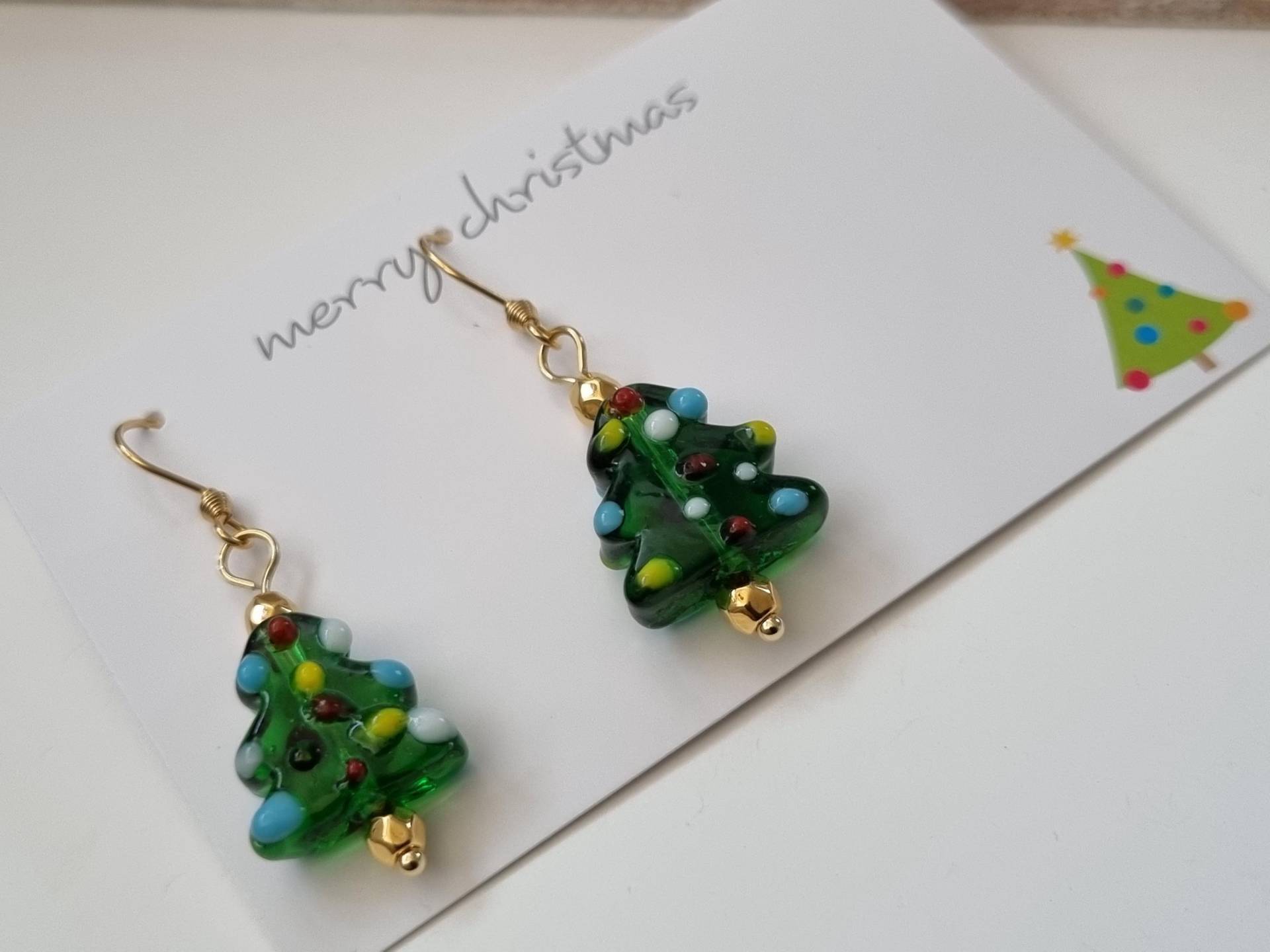 Weihnachtsbaum Ohrringe/Weihnachtsgeschenk Geschenk Für Frauen Freundin Geschenkset von Schmuckmariechen