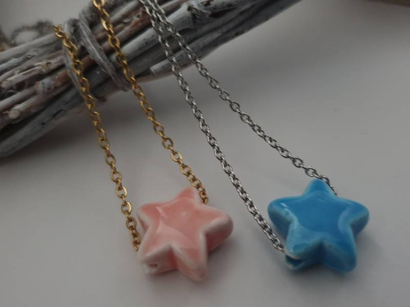 stern Kette/Farbauswahl Geschenk Für Frauen Freundin Geschenkset von Schmuckmariechen