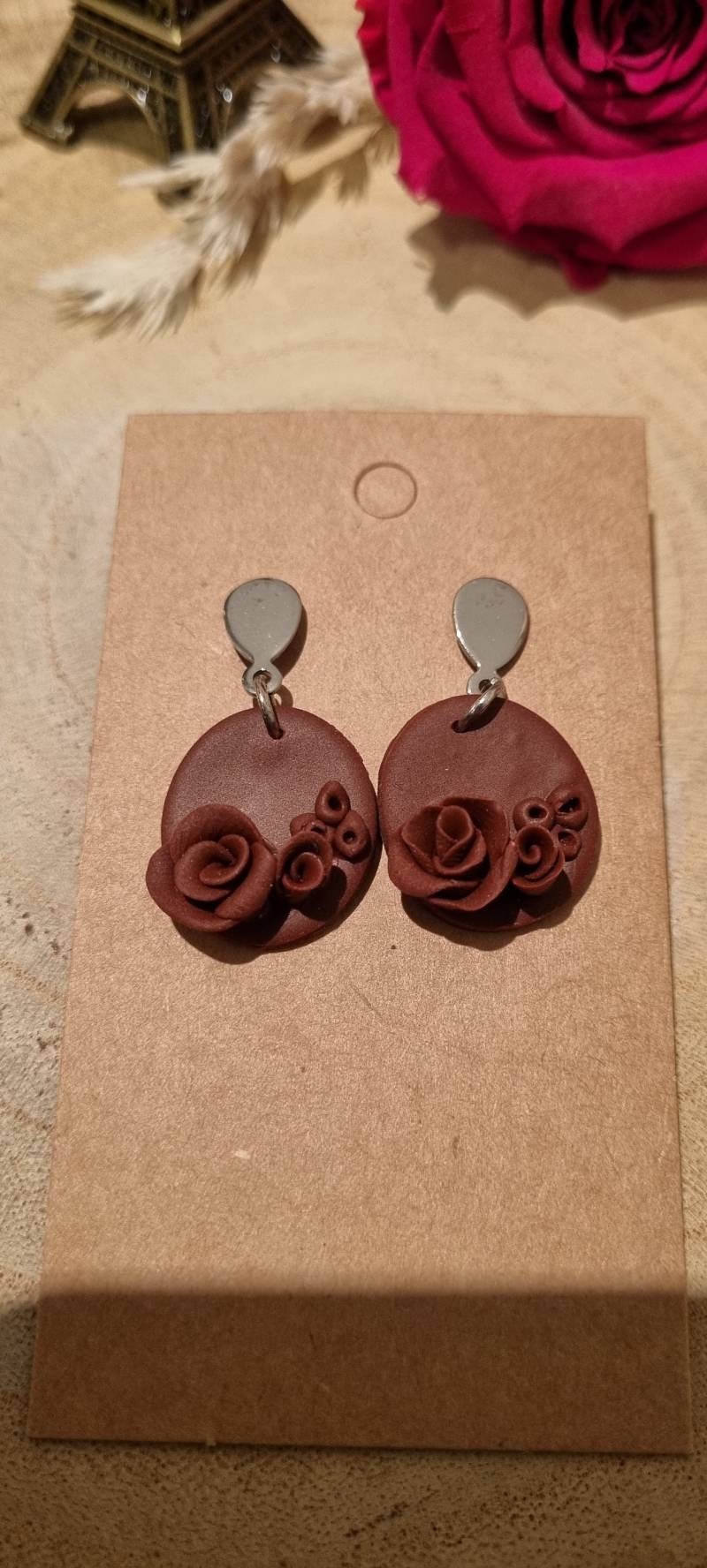 Orringe Aus Fimo Mit Blumen Orringe Aus Fimo Mit Blumen von SchmuckmitLiebeLaden