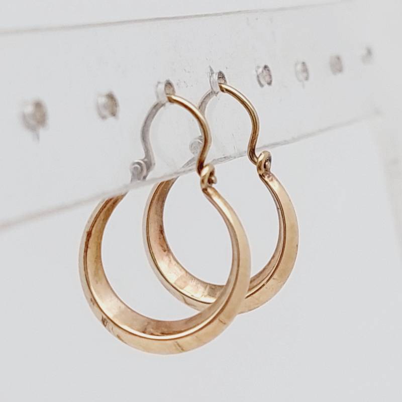 333Er Gold Ohrringe Creolen 1, 4 cm 8 K Ohrhänger von SchmuckparadiesShop