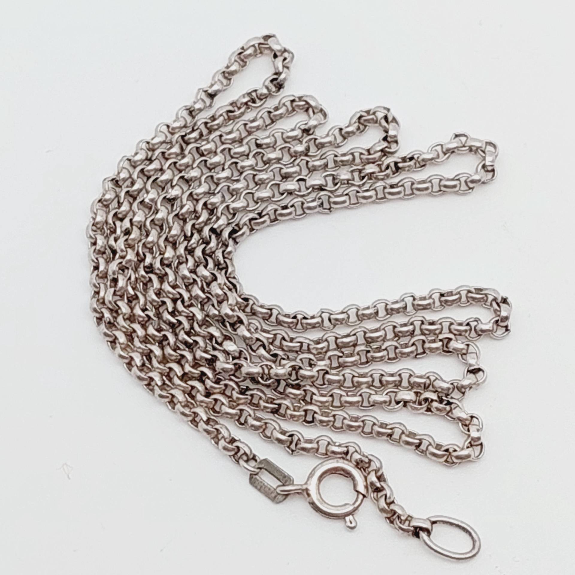 60 cm Vintage Silberkette 835Er Silber Kette Schmuck Erbskette Antiker von SchmuckparadiesShop