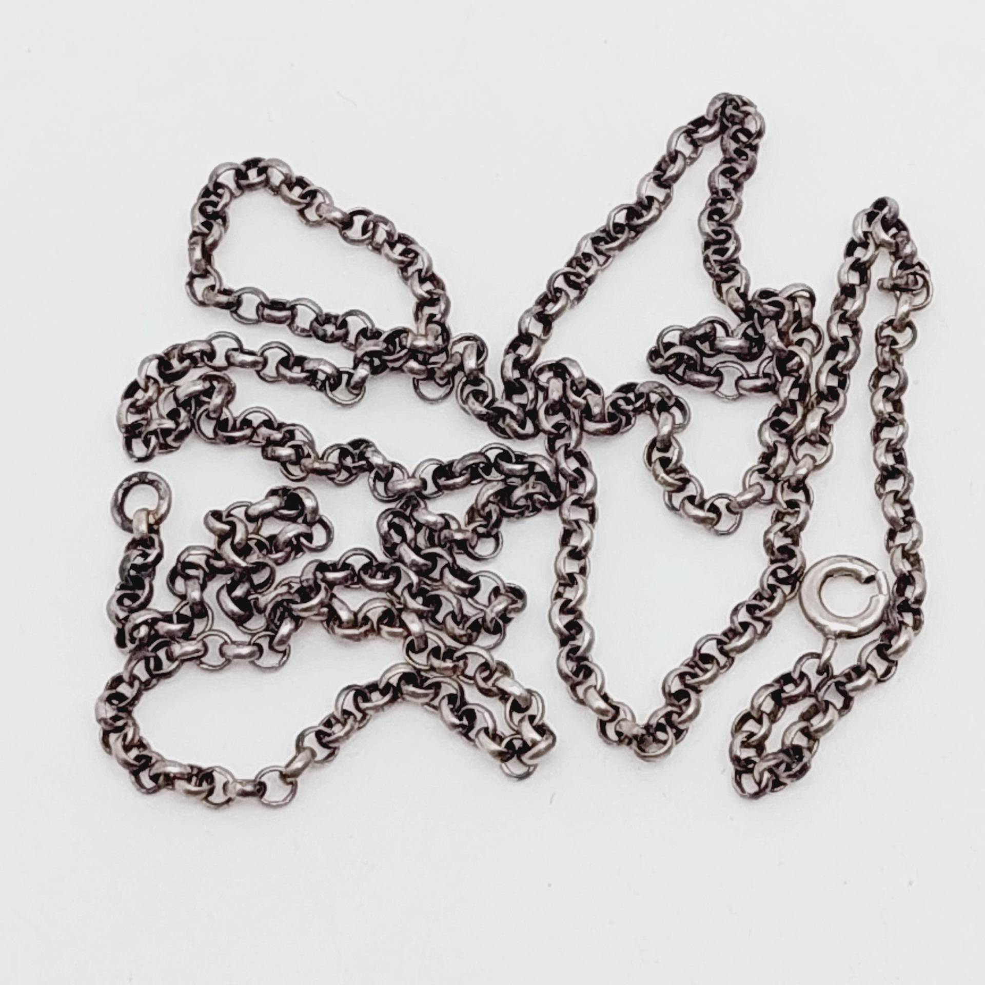 61 cm Vintage Silberkette Silber Kette Schmuck Erbskette Antiker #24 Trachtenschmuck von SchmuckparadiesShop