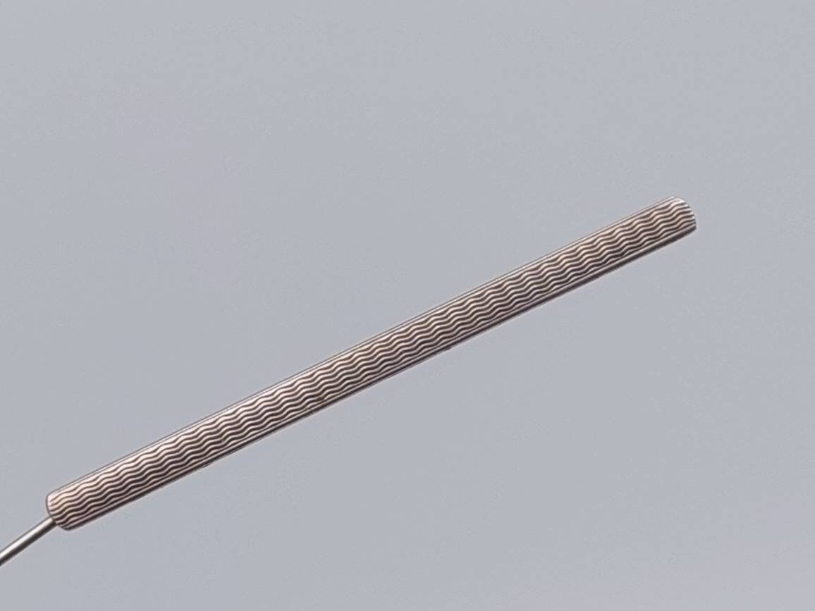 Antike 835Er Silber Brosche Stabbrosche Rocaillen Wellenmuster Jugendstil von SchmuckparadiesShop