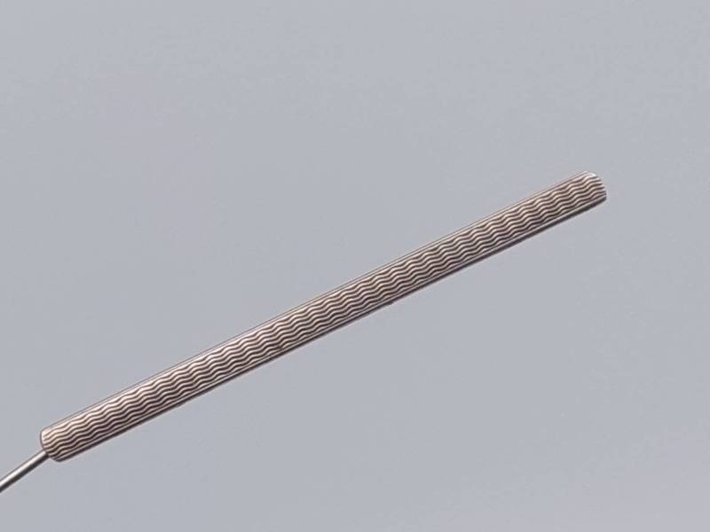 Antike 835Er Silber Brosche Stabbrosche Rocaillen Wellenmuster Jugendstil von SchmuckparadiesShop