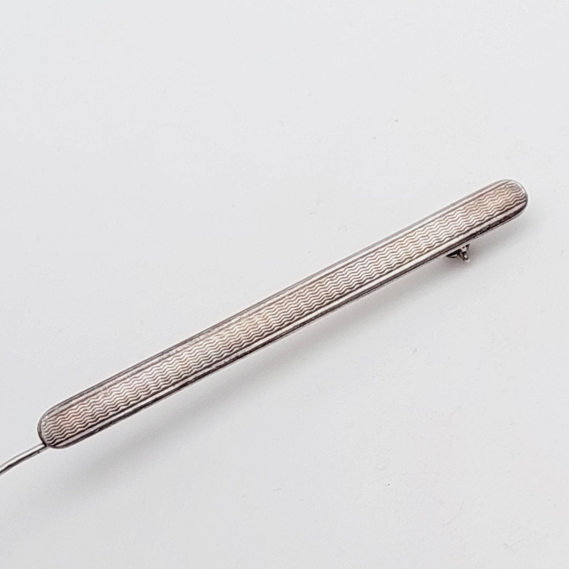 Antike 835Er Silber Brosche Wellenmuster Jugendstil von SchmuckparadiesShop