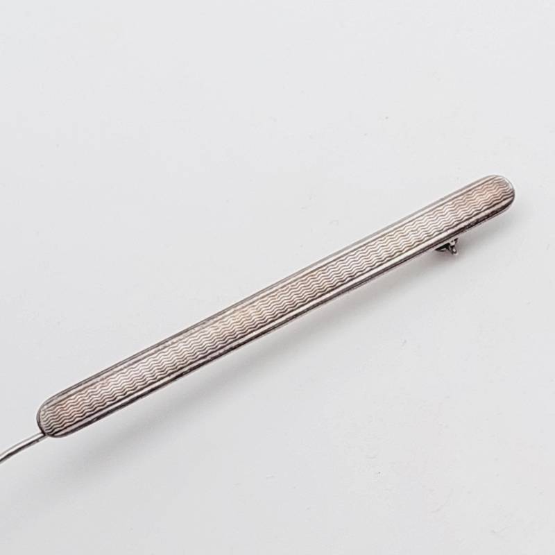 Antike 835Er Silber Brosche Wellenmuster Jugendstil von SchmuckparadiesShop