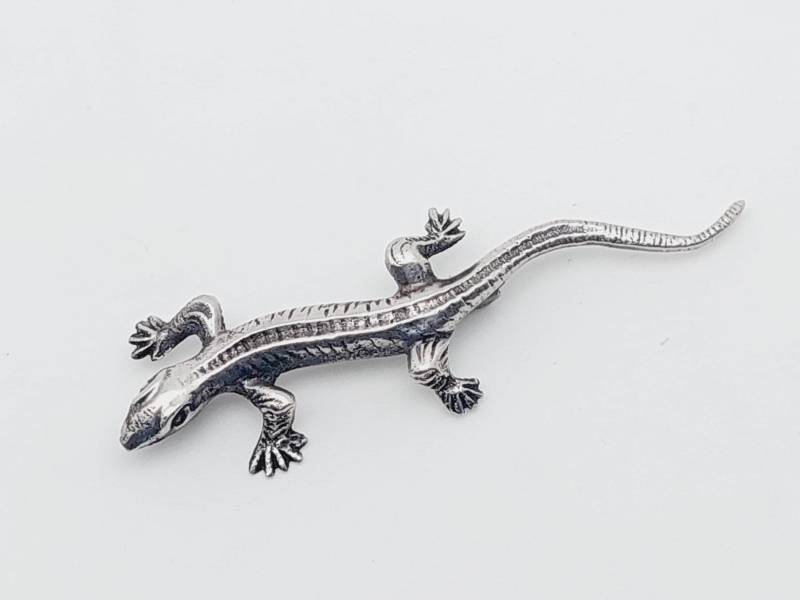 Antike 835Er Silber Eidechse Brosche Lizard Stabbrosche Antike 835Er Silber Eidechse Brosche Lizard Stabbrosche von SchmuckparadiesShop