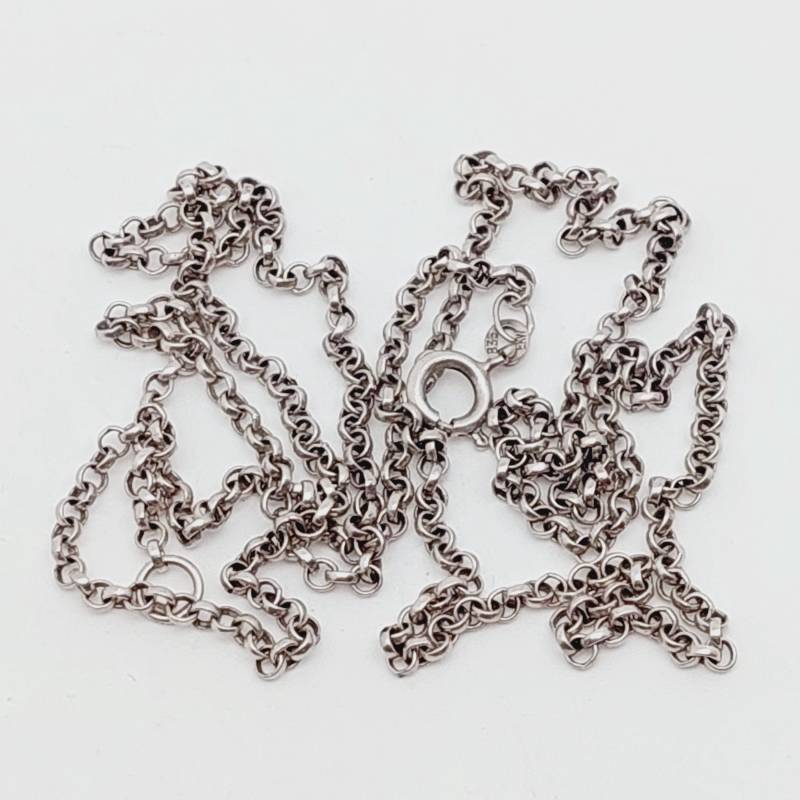 Antike 835Er Silber Kette - 72 cm Lang Erbsen Silberkette Erbskette #28 Trachtenschmuck von SchmuckparadiesShop