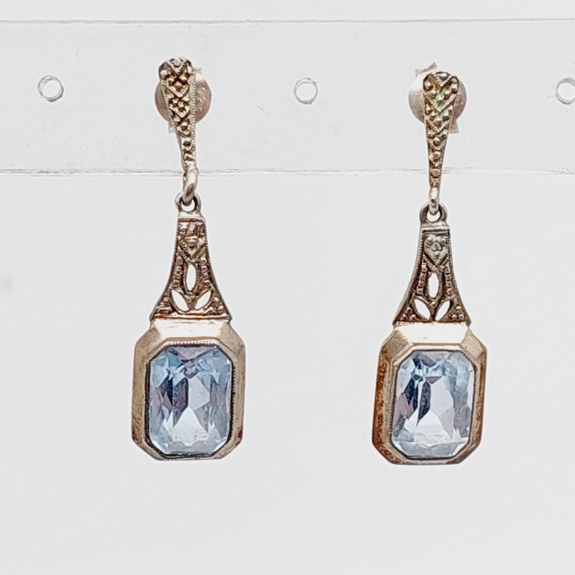 Antike 835Er Silber Ohrhänger Ohrringe Blauer Geschliffener Stein Antiker Schmuck Ohrstecker Antike 835Er Silber Ohrhänger Ohrringe Blauer Geschliffener Stein Antiker Schmuck Ohrstecker von SchmuckparadiesShop